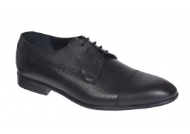 Pantofi barbati eleganti din piele naturala Negru Lucas 709NEGRU